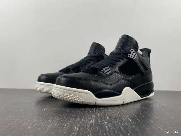 Black Jordan 4 Retro Hair 819139-010 Pony 0616